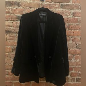 Zara Velvet Blazer